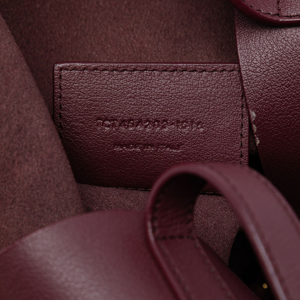 Pre-Loved Saint Laurent North South Leather Shopping Tote - Picture 6 of 7